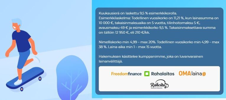 arkadia rahoitus kilpailuttaa välittäjät