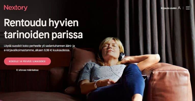 nextory aanikirjat