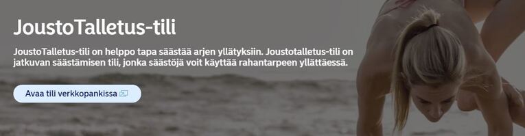 nordea joustotalletus